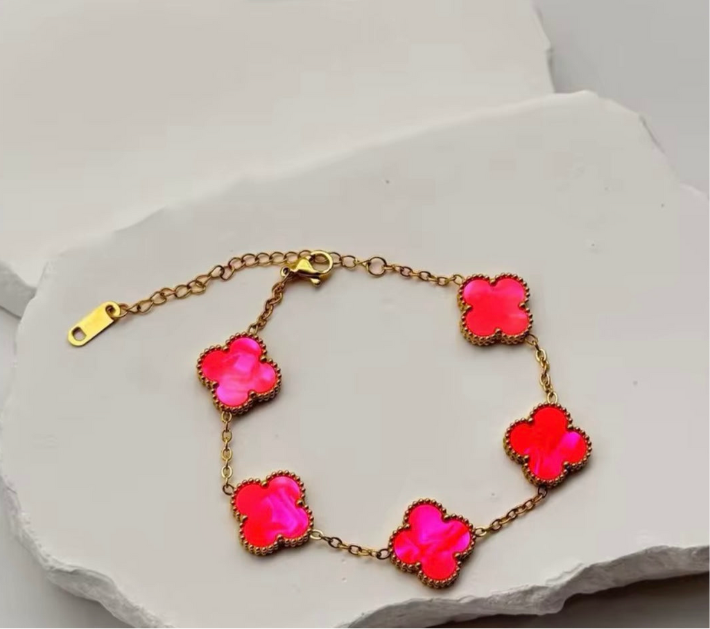 Lucky Bracelet (Marble Pink)