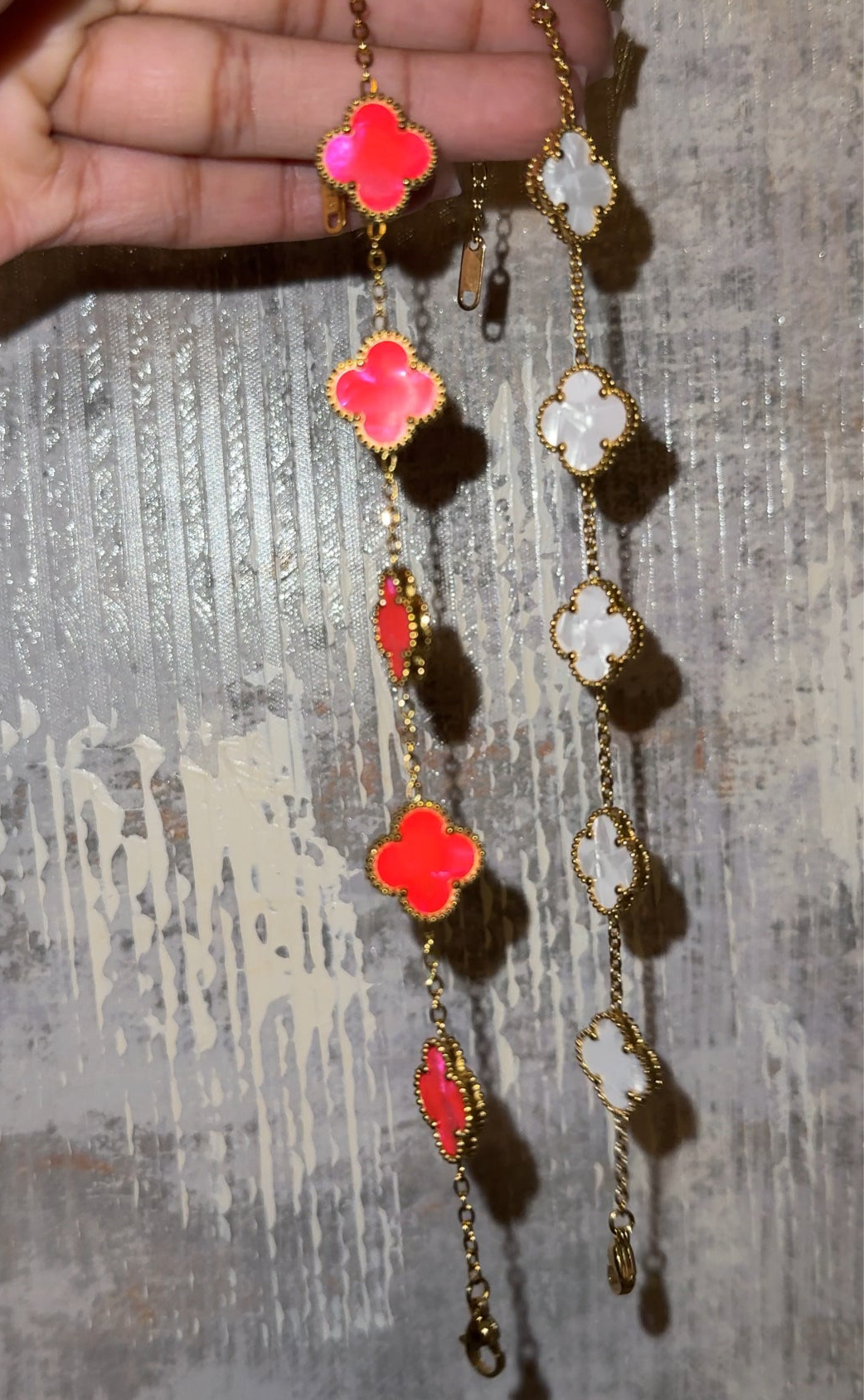 Lucky Bracelet (Marble White)