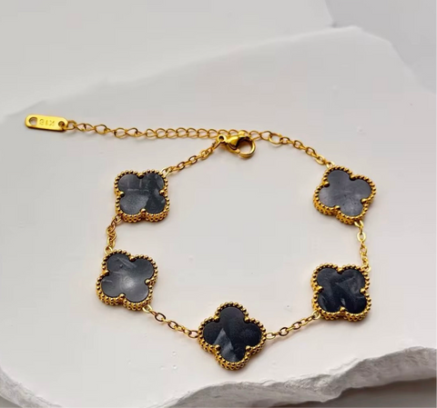 Lucky Bracelet (Marble Black)
